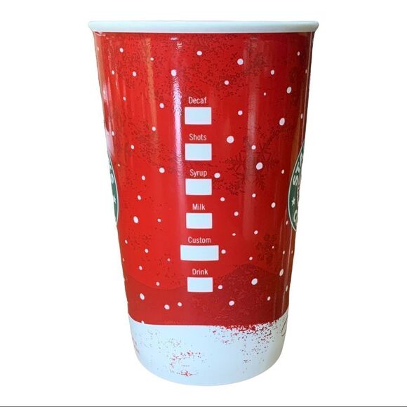 STARBUCKS Collector Ceramic Coffee Mug Holiday 2007 - Picture 7 of 9